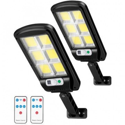 Oferta Lampa Solara cu telecomanda si senzor de miscare, 1 + 1 Cadou