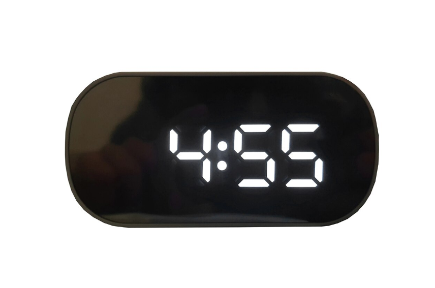 CEAS ELECTRONIC A118 DE MASA DESIGN MODERN AFISAJ LCD ALB