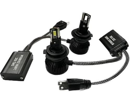 Set 2 becuri LED H4 DK1 180W 6000K Canbus Fara Eroare