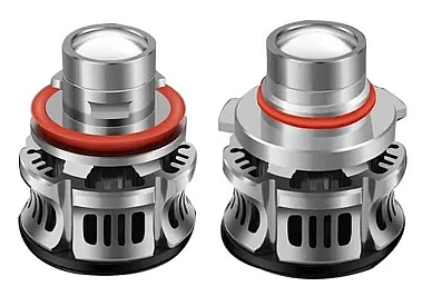 Set 2 becuri auto V6 H11, 100W, 6000K, 5200 lumeni, 0700