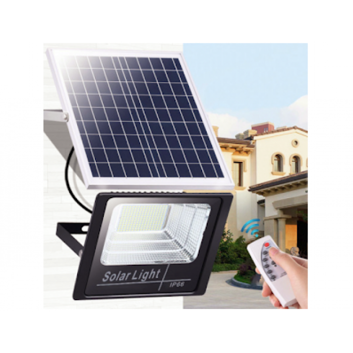 PANOU SOLAR CU PROIECTOR 100W, CU TELECOMANDA