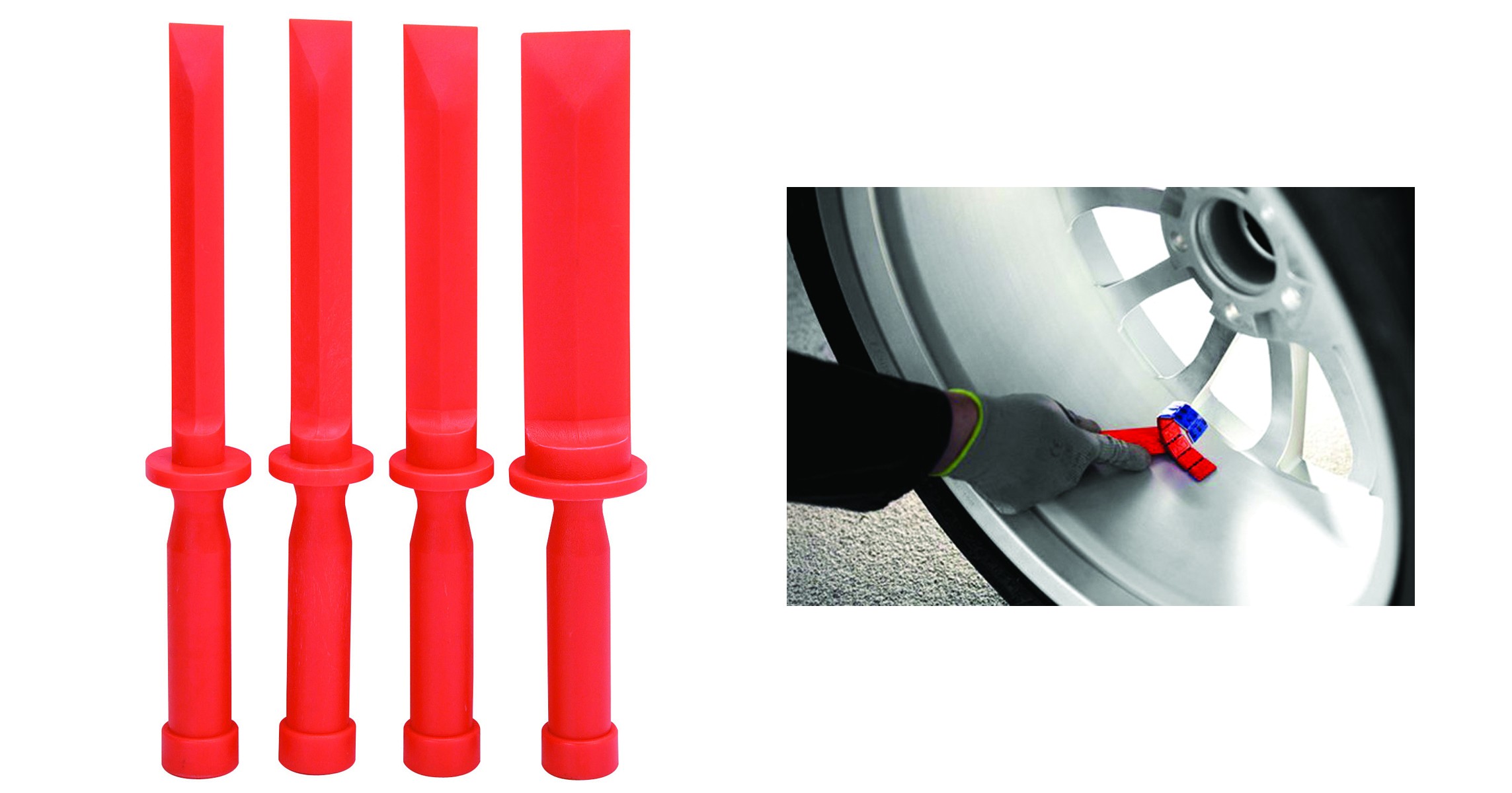 Set leviere tip rascheta dalta pentru inlaturare adeziv contragreutati jante auto