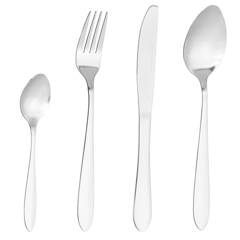 Set tacamuri inox 24 piese