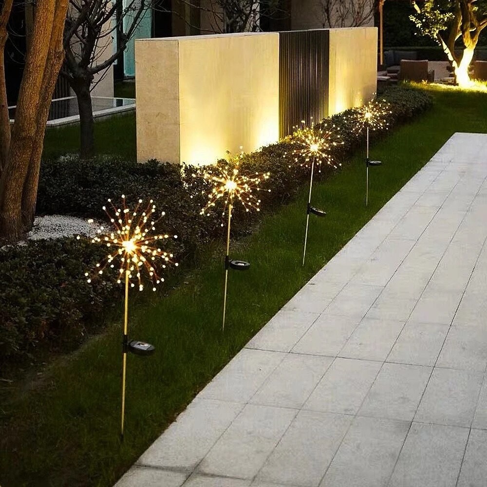 Set 2 bucati lampa solara led tip artificii