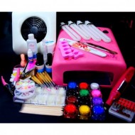 Kit profesional de manichiura pentru constructii unghii cu gel