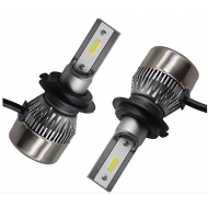 Set 2 becuri LED auto R6 H1/H8 putere 80W - 8000 Lumeni temperatura 6500k