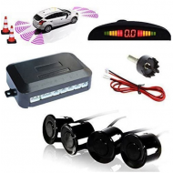 SENZORI PARCARE, CU DISPLAY LED, 4 SENZORI, NEGRU GENIUSPARK