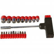 Surubelnita tip T cu 20 de accesorii