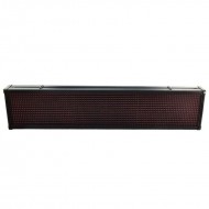 Reclama luminoasa programabila, pentru exterior, 100x20 cm, Afisaj LED Ultrabright