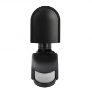 Senzor de miscare, exterior (IP44), negru, 180 grade