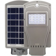 Lampa stradala cu panou solar si senzor de lumina LED 20 W
