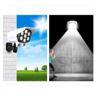 Proiector tip camera falsa cu panou solar, senzor de miscare