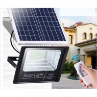 Proiector LED SMD, 50 W, cu panou solar si telecomanda