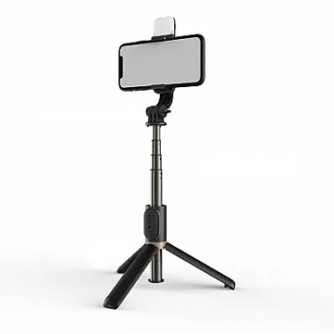 Selfie Stick Trepied cu Lumina Led Q03s