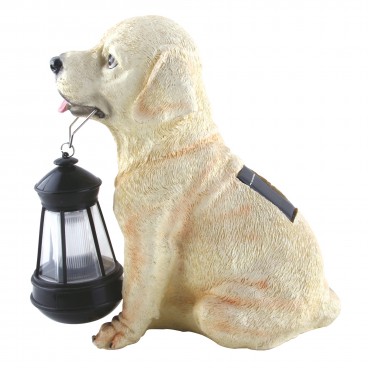 Lampa solara LED, caine cu felinar