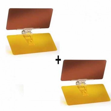 Set 2 parasolare HD auto cu dubla functie zi-noapte