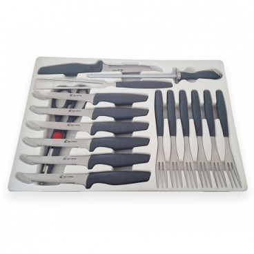 Set cutite inox 24 piese