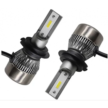 Set 2 becuri LED auto R6 H1/H8 putere 80W - 8000 Lumeni temperatura 6500k
