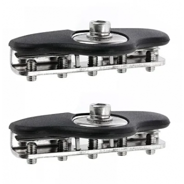 Set 2 x Suport Capota FICSI pentru fixare LED BAR / proiectoare capota universal dreptunghiular