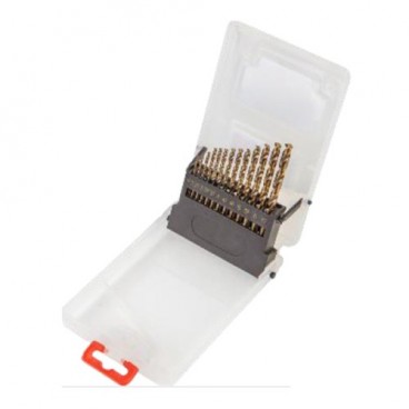 Set 13 buc burghie spirale metal tip HSS 2-8 mm