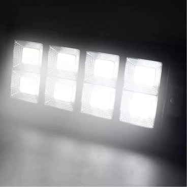 Lampa Solara stradala, 400W, 936LED, incarcare solara, cu senzor de lumina si telecomanda, suport inclus