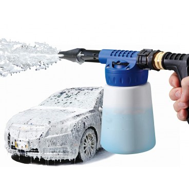 Pistol de spalat cu presiune, lance si recipient pentru detergent