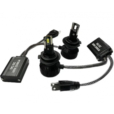 Set 2 becuri LED H4 DK1 180W 6000K Canbus Fara Eroare