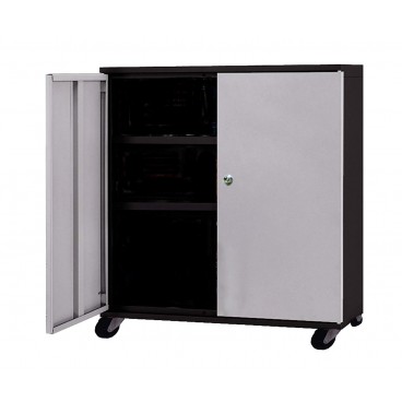 Dulap metalic organizator cu roti 2 usi