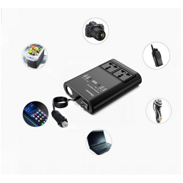 Invertor Auto 12v la 24v 220V/150W USB Bricheta Display Led