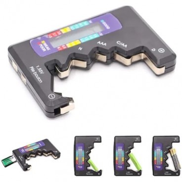 Tester pentru baterii, 1.5 v -9v