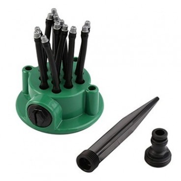 Aspersor multifunctional tip Sprinkler 360 grade cu furtunuri flexibile