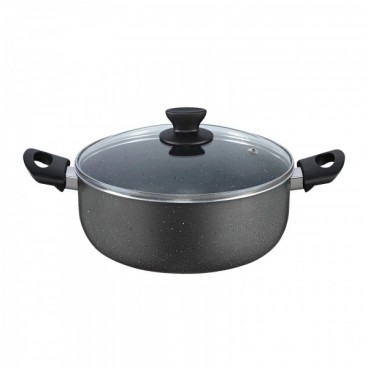 Cratita cu capac, aluminiu, 24cm, 3L