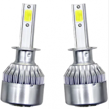 Set 2 becuri Led C6 H1 putere 36W temperatura 6500K