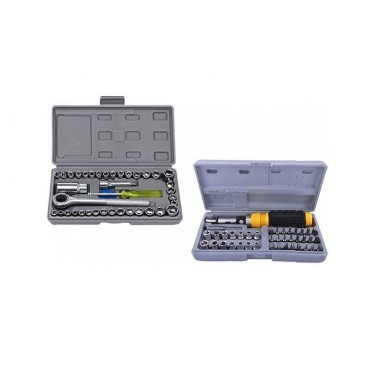 Set Trusa chei 40 piese si Trusa surubelnita 41 piese