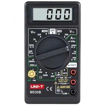 Multimetru digital DT830B negru