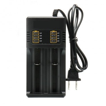 Incarcator universal cu 2 porturi pentru Acumulatori Li-Ion