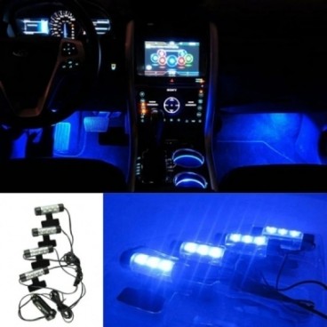 Lumini ambientale masina TY-780, auto, interior, LED ICE Blue
