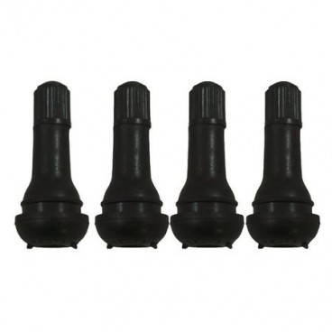 Set 10 valve TR413 Germany tubeless cu ventil si capacel auto moto