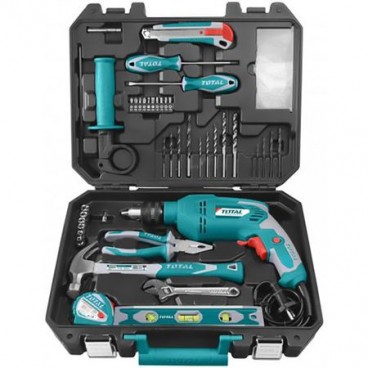 Trusa profesionala bormasina 650W si unelte 101 piese