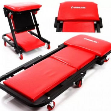 Scaun pliabil pentru service auto 2 in 1