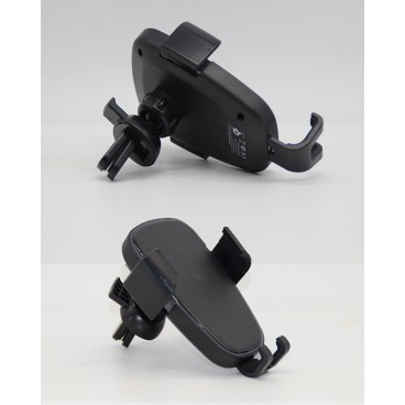 Suport auto pentru telefon cu incarcare Wireless prindere ventilatie.