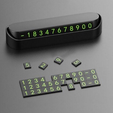 Suportul de afisare numar cu stand telefon pentru bordul auto