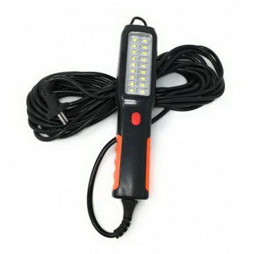 Lampa de lucru, 18 LED-uri, 13W, suport magnetic, carlig, cablu 9 metri