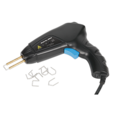 Trusa pistol si capse pentru reparat plastic
