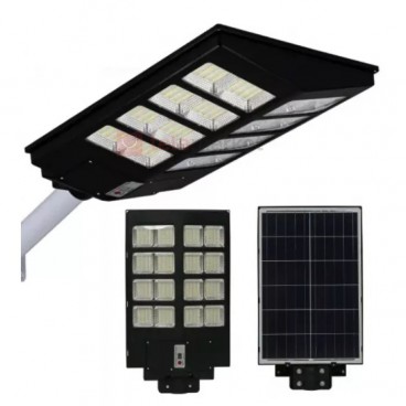 Lampa solara stradala dubla 800W/1000W, cu telecomanda si senzor de miscare