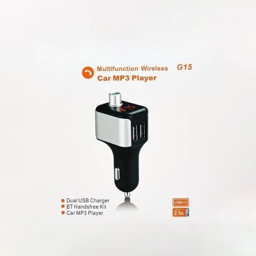 Modulator FM Bluetooth si incarcator pentru masina Handsfree cu ecran LCD