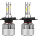 Kit becuri led auto COB S2 H4 2 buc/set 8000Lumeni temperatura 6000K/Alb putere 72W