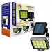 Proiector solar 288LED, 50W, senzor de miscare, HS-8022 telecomanda, 3 moduri de iluminare