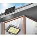 Proiector solar 288LED, 50W, senzor de miscare, HS-8022 telecomanda, 3 moduri de iluminare