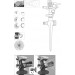 Aspersor din plastic cu impuls rotativ